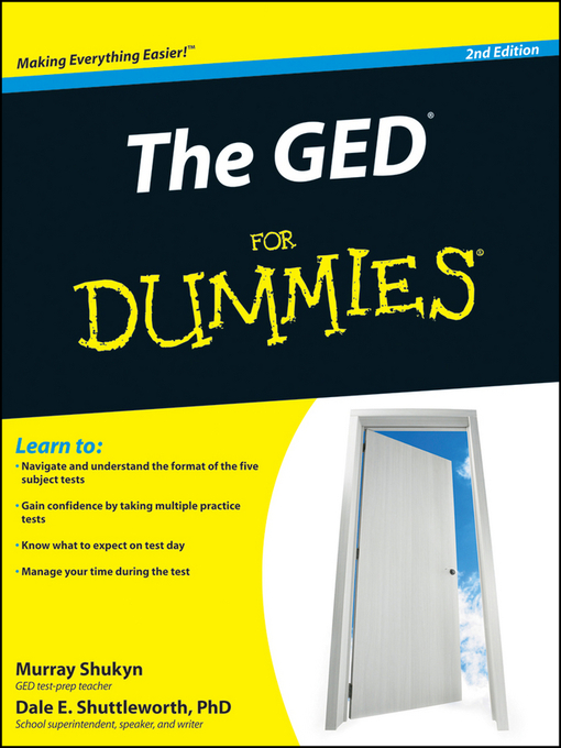 Title details for The GED For Dummies by Murray Shukyn - Available